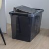 Comfort line opbergbox 72 liter transparant grijs/zwart  60 x 40 x 42 cm