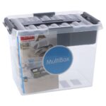 Sunware Q-Line opbergbox met inzet 9 liter