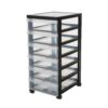Iris ladekast 6x7.5L 39x29x61.7 cm met wieltjes