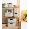 Decoratie opbergbox Albula Light 12 L mistletoe wit