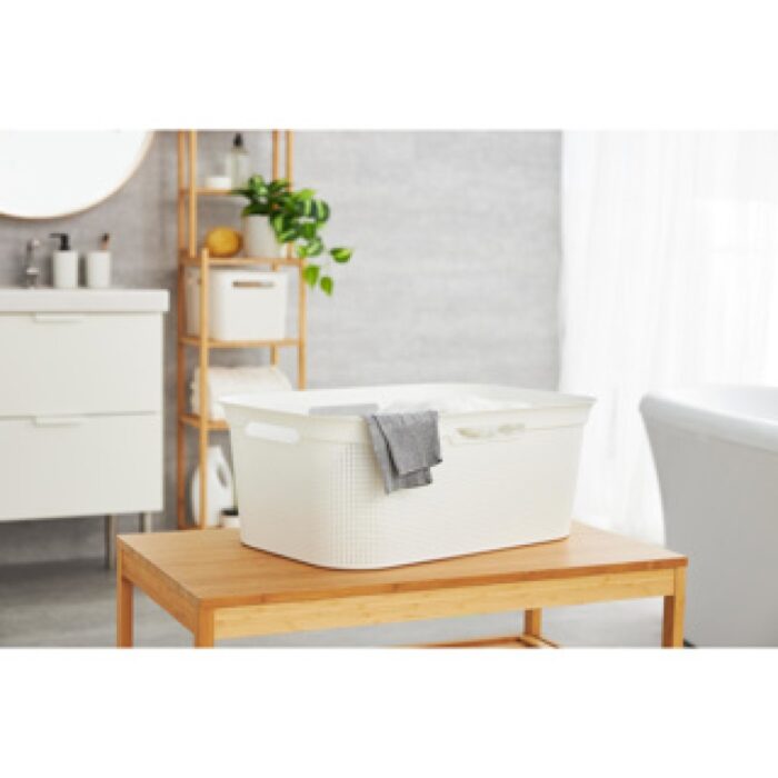 Flexibele wasmand Brisen 41 l wit - Afbeelding 3