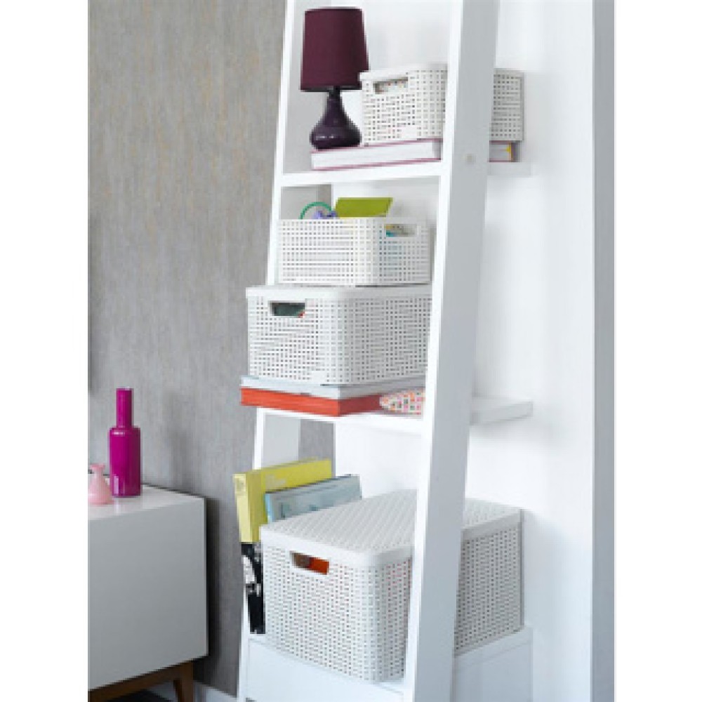 Curver Style Mandje 6L S Deksel Vintage Wit - Afbeelding 5