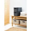 Decoratie opbergbox Albula Light 20 L antraciet