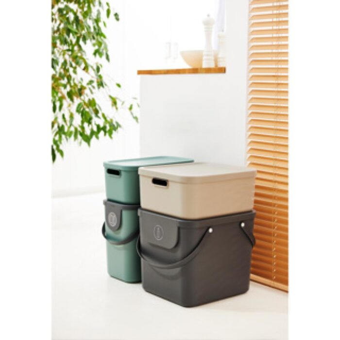 Decoratie opbergbox Albula Light 20 L antraciet - Afbeelding 4