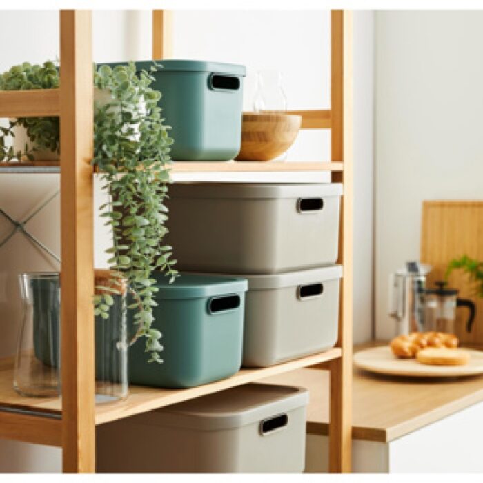 Decoratie opbergbox Albula Light 20 L antraciet - Afbeelding 5