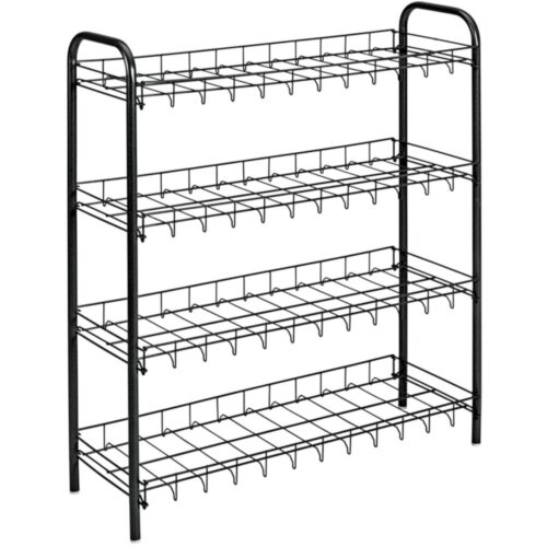 Schoenenrek Tomado zwart 64c23c80,5 cm  4 lagen