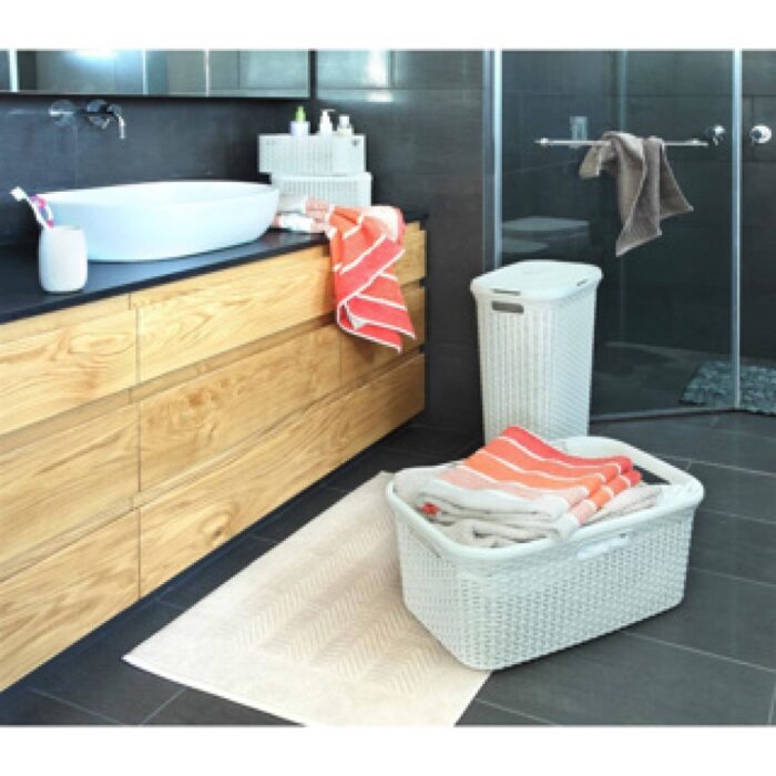 Curver Style Wasmand 45 L Vintage Wit - Afbeelding 2