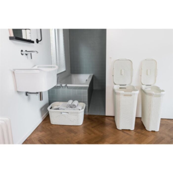 Curver Style Wasmand 45 L Vintage Wit - Afbeelding 5