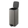 Brabantia Bo pedaalemmer 30 liter platinum