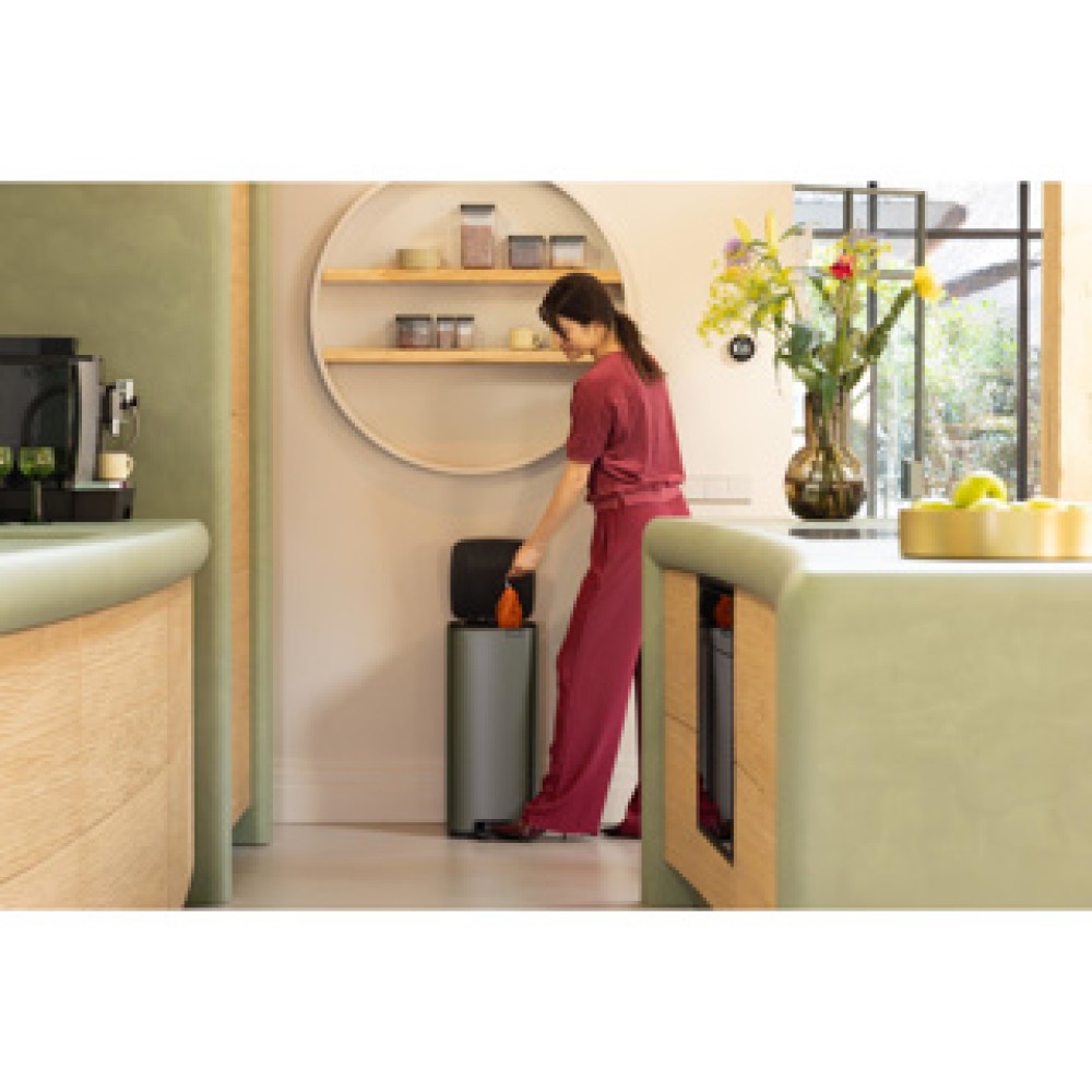 Brabantia Bo pedaalemmer 30 liter platinum - Afbeelding 5