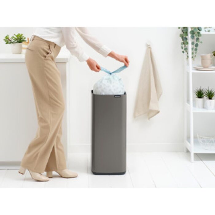 Brabantia Bo Touch Bin afvalemmer 30 liter platinum - Afbeelding 4