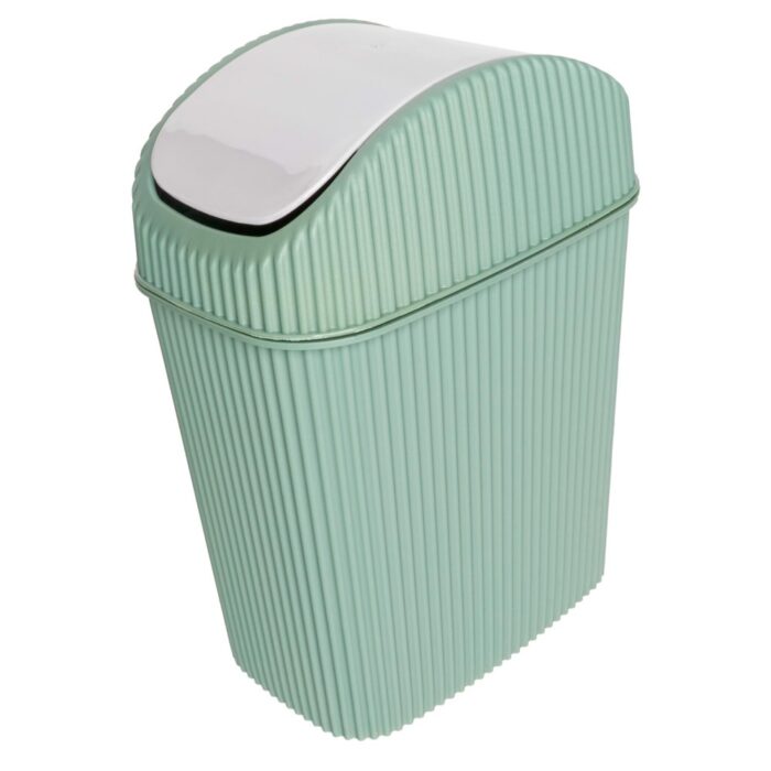 Tafelafvalbak alythia met zwaaideksel 2,5 liter groen