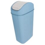 Tafelafvalbak alythia met zwaaideksel 4 liter blauw
