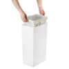 Eko morandi afvalemmer 40l wit touch