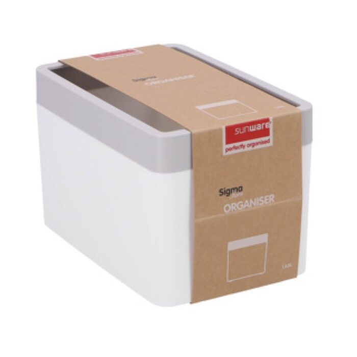 Sigma home organiser 1,65L wit grijs - Afbeelding 5