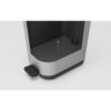 Rotho pedaalemmer ribo 35L zilver metallic