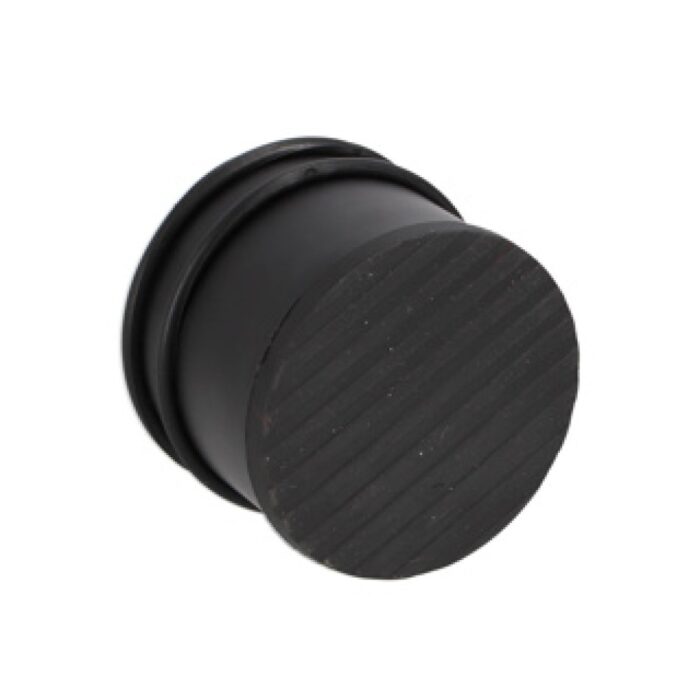 Deurstopper Ø9x7,5cm mat zwart - Afbeelding 2