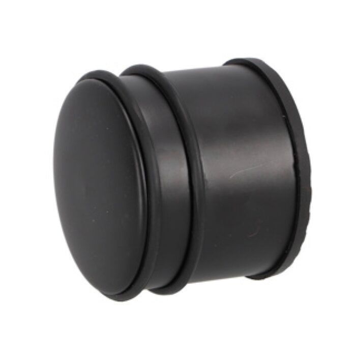Deurstopper Ø9x7,5cm mat zwart - Afbeelding 3