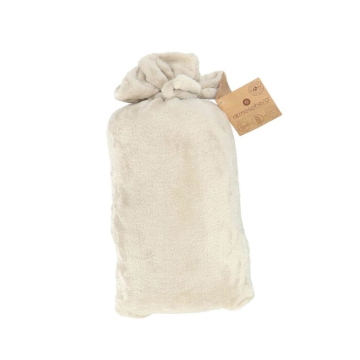 Plaid row 150x200cm beige polyester 100% recycle