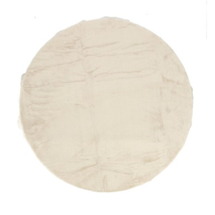 Plaid row 150x200cm beige polyester 100% recycle - Afbeelding 3