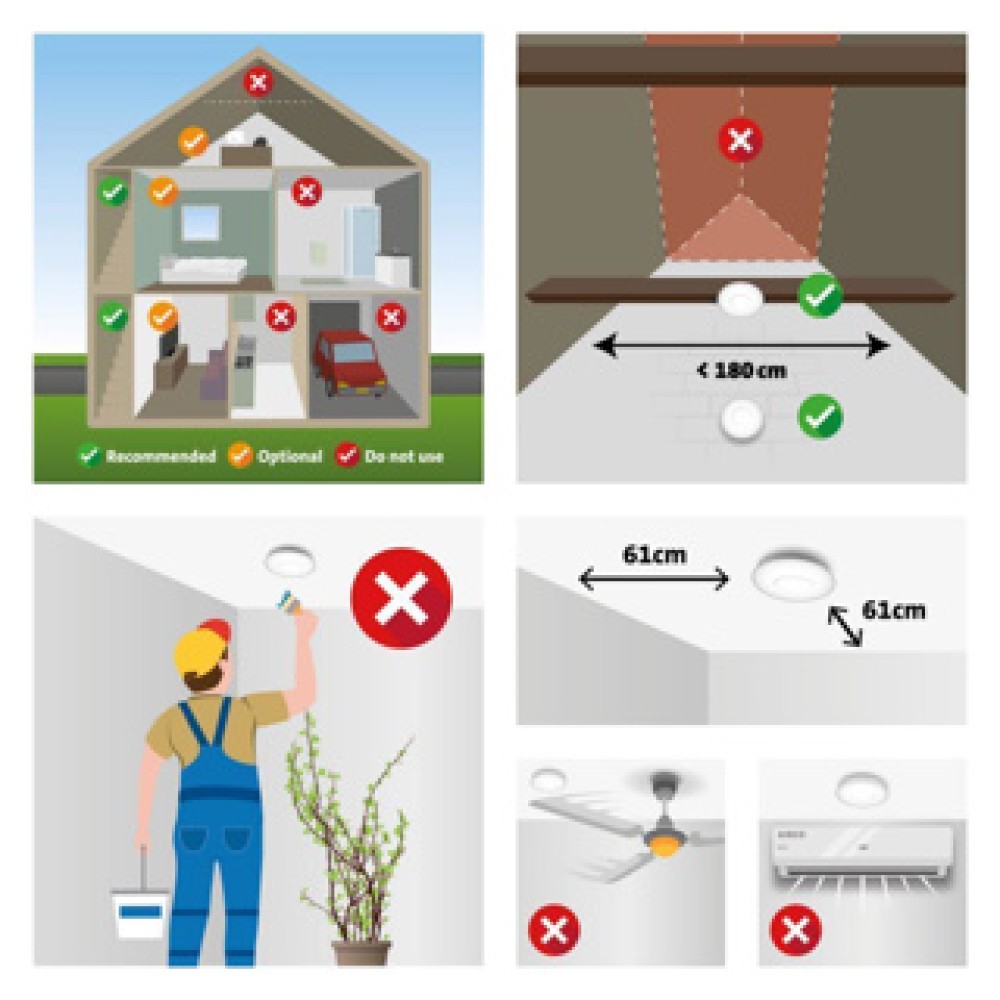 Alecto rookmelder 10 jaar batterij - Afbeelding 4