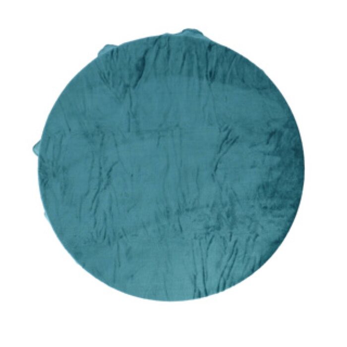 Plaid row 150x200cm petrole polyester 100% recycle - Afbeelding 3