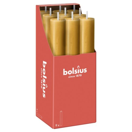 Bolsius rustiek tafelkaars xl oat beige