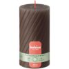 Bolsius rustiek twist stompkaars 130/68 rustic taupe