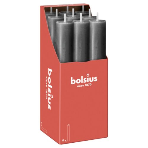 Bolsius rustiek tafelkaars xl stormy grey