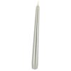 Gotische kaarsen 245/24 4x metallic White Silver