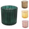 Geurkaars in glas 7,5 x 7,5 cm 4 assortiment (assortiment – willekeurige uitvoering)