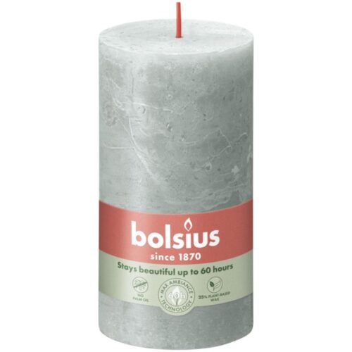 Bolsius Stompkaars Rustiek 13 x 6,8 cm Jade Green