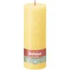 Bolsius Stompkaars Rustiek 19 x 6,8 cm  Sunny Yellow