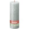 Bolsius Stompkaars Rustiek 19 x 6,8 cm Lichtgroen