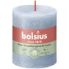 Bolsius Stompkaars Rustiek 8 x 6,8 cm  Sky Blue