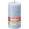 Bolsius Stompkaars Rustiek 13 x 6,8 cm  Sky Blue
