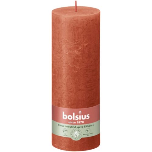 Bolsius Stompkaars Rustiek 19 x 6,8 cm Aards Oranje