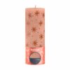 Bolsius Stompkaars Rustiek 19 x 6,8 cm Creamy Caramel met Print