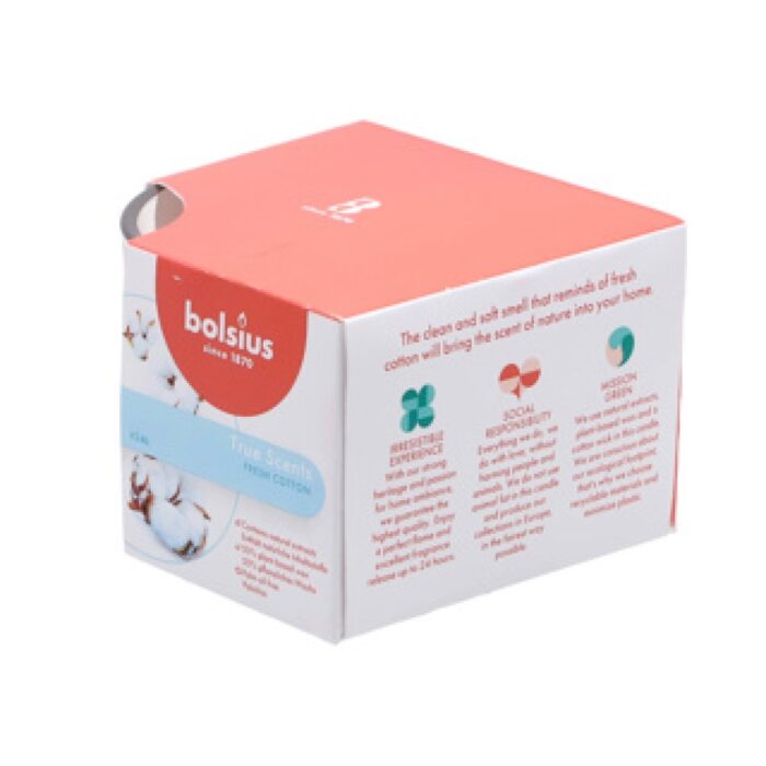 Bolsius Geurglas True Scents Fresh Cotton - Afbeelding 4