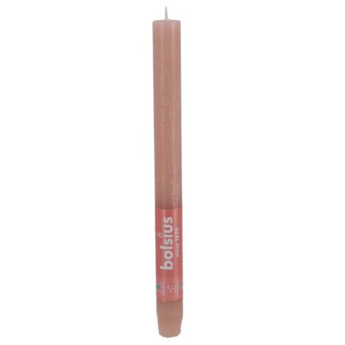 Bolsius Dinerkaars Rustiek Misty Pink
