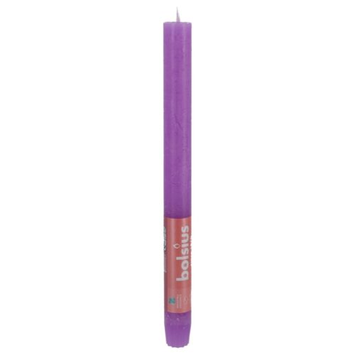 Bolsius Dinerkaars Helder Violet Rustiek
