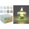 Kaarsje met led 4 stuks 4 assorti (assortiment – willekeurige uitvoering)