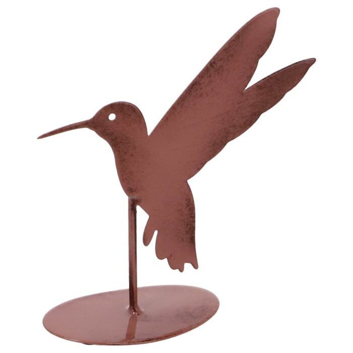 Sculptuur kolibri 3 assorti metaal 12,5x5x14 cm