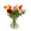 Kunst bloem tulp 53 cm 12 assorti (assortiment – willekeurige uitvoering)