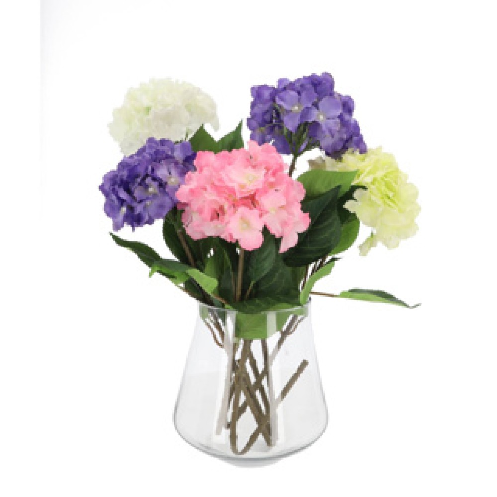Hortensia single L 84cm - Afbeelding 2