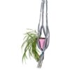 In the Mood Collection Pothouder blauw Macrame 110 cm