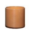 Vaas cilinder astra solid apricot oranje h10 d10