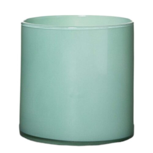 Vaas cilinder astra solid aqua groen h15 d15