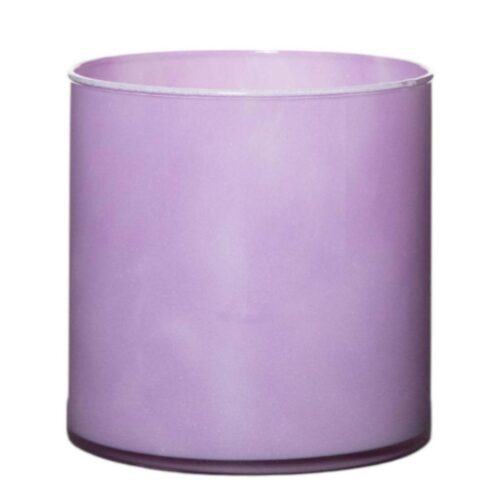 Vaas cilinder astra solid lavendel paars h15 d15