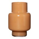 Vaas pien solid apricot oranje h25 d17 cm